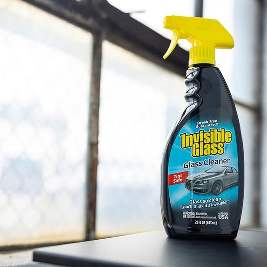 Invisible Glass 99611 3-Piece Auto Glass Cleaning Kit Includes Premium Glass Cleaner Spray, Wipes and (1) Microfiber Towel for Streak-Free Auto Glass Windows, Windshields & Mirrors