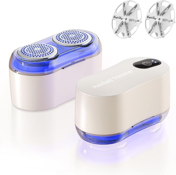 Fabric Shaver - 6 Leaf Stainless Steel Blades, Type-C Charging Electric Lint Remover for Sweater, Clothes, and Furniture, to Remove Pilling