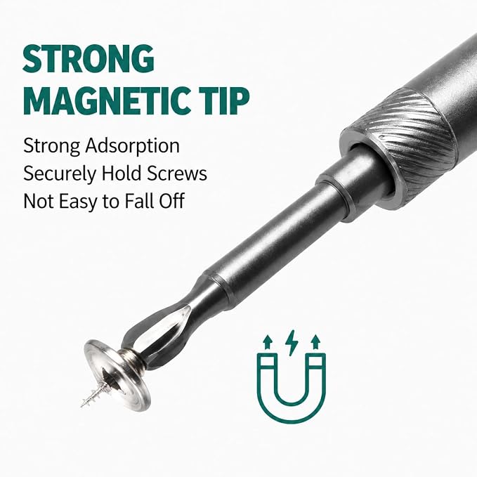 42 in 1 Magnetic Screwdriver Set with Ratchet - Professional Repair Tool Kit with Storage Case for Electronics, Home, DIY Projects - Multi-Bit Precision Screwdriver