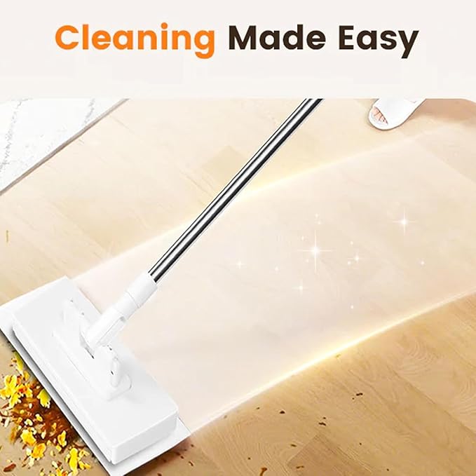 Snap Grip Mini Mop, Disposable Dust Mop, Zero Touch Mini Mops, Convenient Cloth Changing Mops for Kitchen Counter, Foldable 100cm Retractable Long Handle Mopping Stick (only- 1*mop)