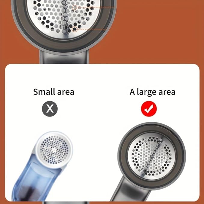 Fabric Shaver for Clothes, Rechargeable Lint Remover with Efficient Blades, Fast Charging & Detachable Design, Safe for Home Use, Compatible with Wool, Sweaters, Jeans, Upholstery(3 Blade gray)