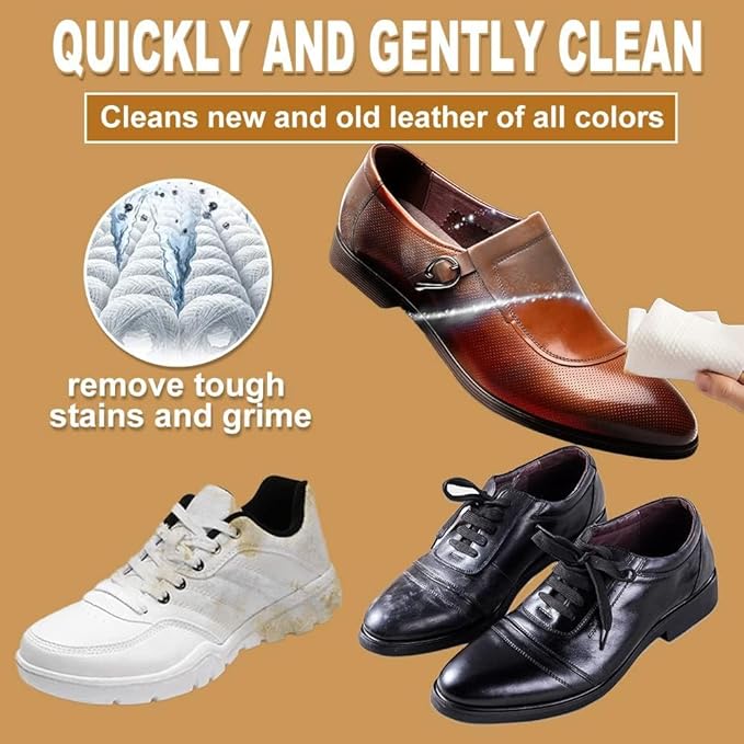 Air Jungles 3in1 Leather Cleaner Wipes 140 Count, Extra Large 8" x 10" Size | Clean Condition Protect Wipes for Vinyl and Leather Apparel Furniture Auto Car Interior Shoes Boots Bags