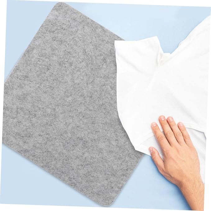 jojofuny Wool Ironing Mat for Quilters 10x10 Inch High Temperature Felt Pressing Pad for Sewing and DIY Crafts for Home Ironing and Quilting Projects
