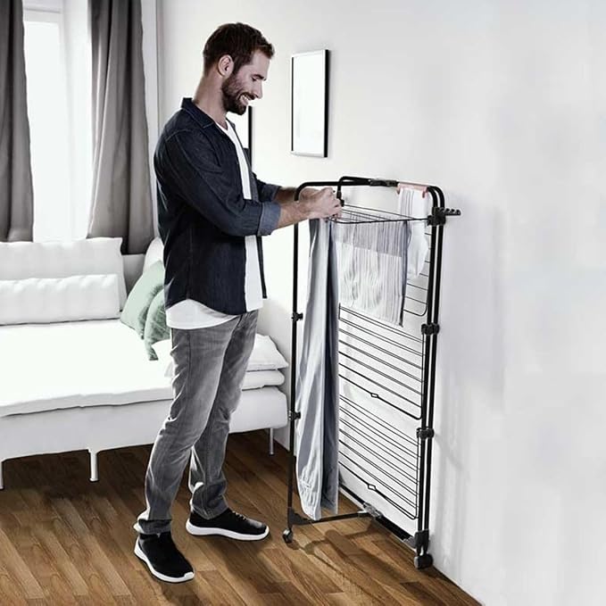 Vileda Mixer 3 Ultimate Tower Clothes Airer, Drying Rack, Clothes Hanger, 174077