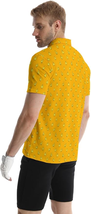 Polo Shirts for Men Moisture Wicking Mens Polo Shirts Patriotic Shirts for Men