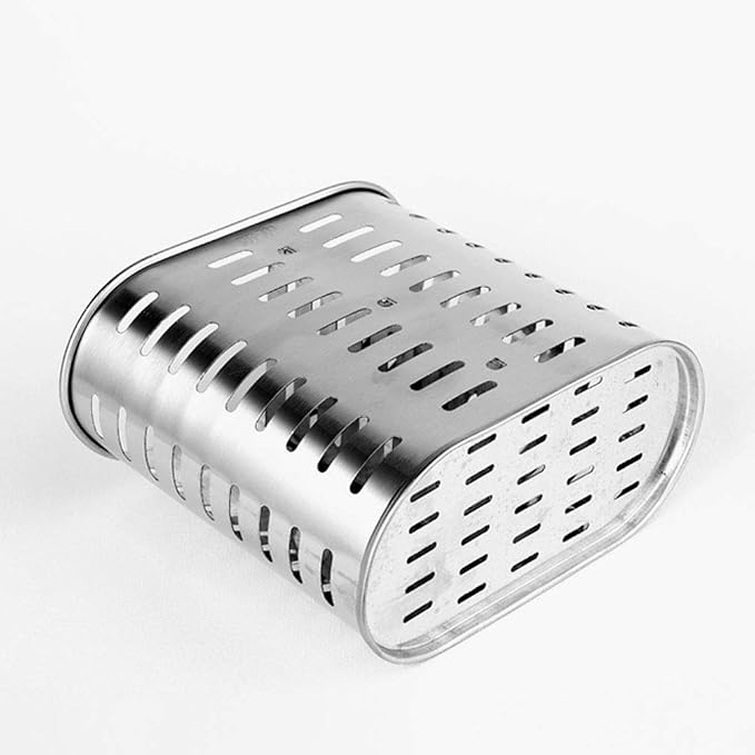 Self Adhesive 2 Compartments Mesh Utensil Drying Rack/Chopsticks/Spoon/Fork/Knife Drainer Basket Flatware Storage Drainer, 304 Stainless Steel