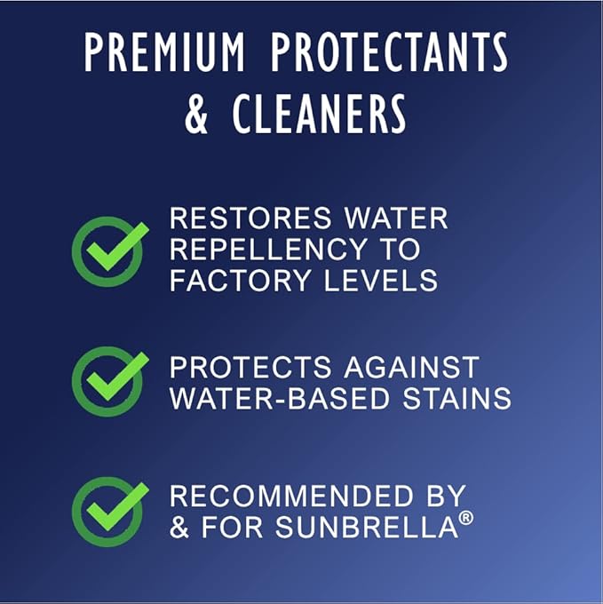 303 Marine Fabric Guard for Boat Covers & Canvas, 32 oz 6-Pack | Restores water and stain resistance on boat covers, canvas, and marine fabrics.