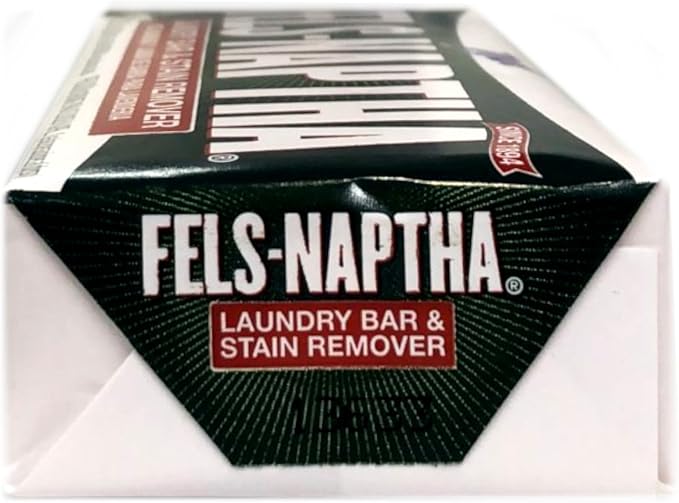 Fels Naptha Laundry Soap & Stain Remover Bar, Pack of 4