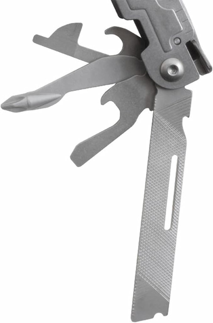 SOG PowerAccess Stainless Steel Multi-Tool Well-Rounded One-Handed Lightweight Daily Pocketable for Backcountry 18 Tools, Stone Wash | 18 Tools, Compound Leverage Pliers, Magnetic 1/4 Hex Driver, 5.9 Open, 4.1 Closed