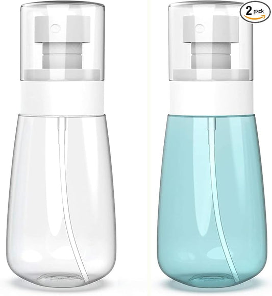 Small Spray Bottle Travel Size 2oz/60ml Fine Mist Mini Empty Spray Bottles for face Hair Mist Refillable Perfume Portable Atomizer Bottle