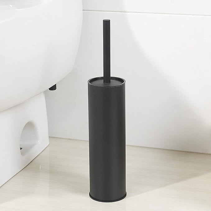 Toilet Brush and Holder,Stainless Steel Toilet Brushes for Bathroom with Holder 2pack