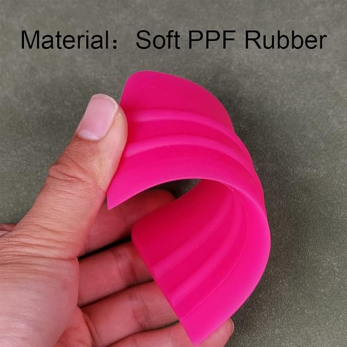Gebildet PPF Squeegee Soft Silicone Rubber Scraper,Vinyl Wrap and Window Tint Windshield Glass Cleaning Squeege,Anti-Scratch TPU Coating Scraper for Car Vinyl Paint Protection Film Installation