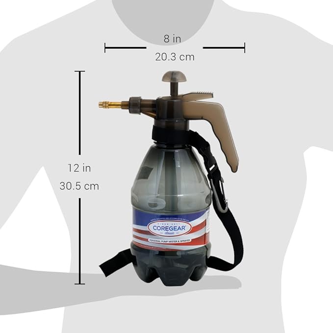 Classic USA Misters 1.5 Liter Personal Water Mister Pump Spray Bottle