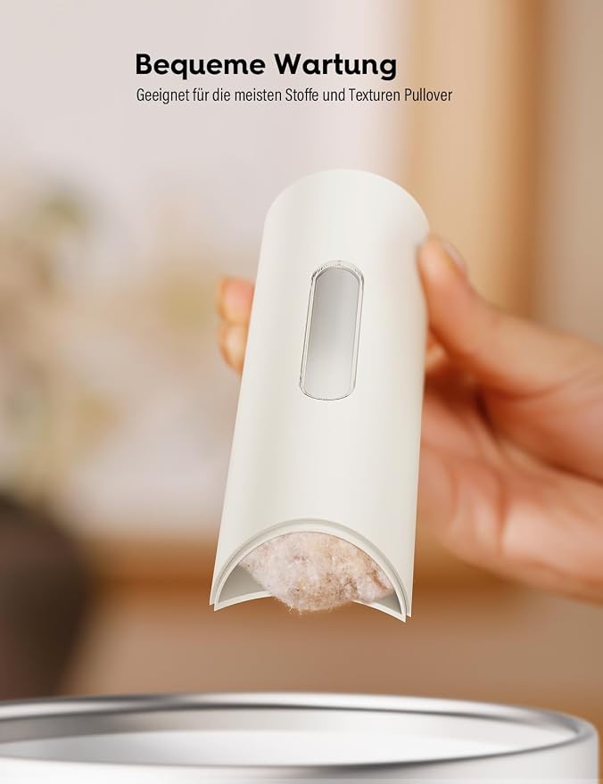 VASSON Large Fabric Shaver, Electric Sweater Depiller & Pilling Remover | Wide Shaving Head & High-Capacity Dustbin with Long-Lasting Battery