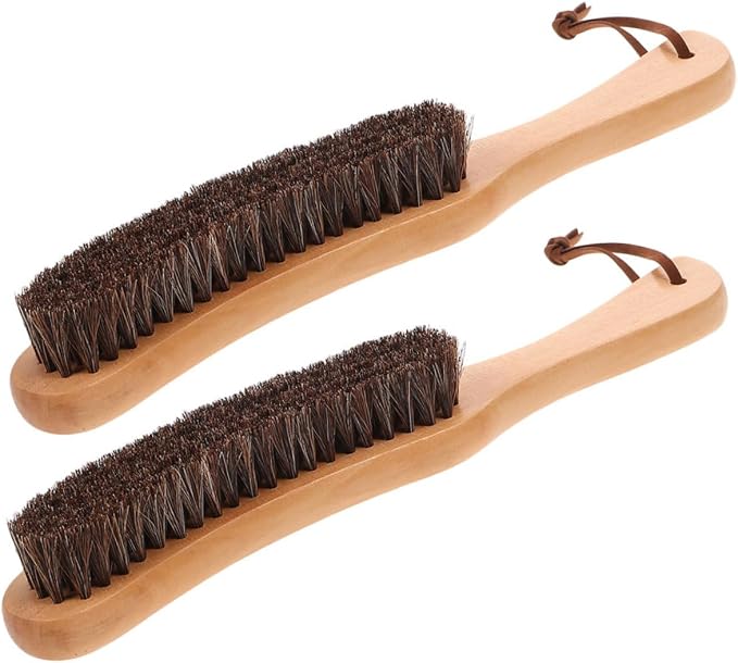 2pcs Clothes Dust Brush Portable Soft Cleaning Brushes for Dust Removal Garments and Accessories Gentle Delicate Fabrics Ergonomic Design for Comfortable Use
