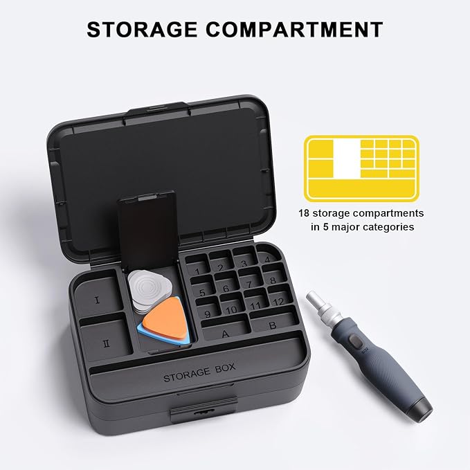 Mini Precision Screwdriver Set with Color-coded Identification, 132 in 1 Micro Magnetic Repair Tool Kits with Storage Box, 108 Bits,Small Manual Screw Driver Toolkits for iPhone/Mac/iPad/Table