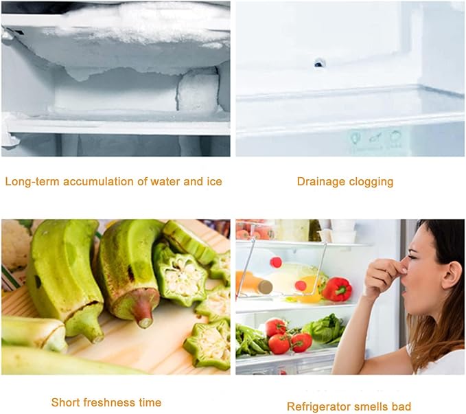 JSONO Refrigerator car sunroof Drainage Internal Long Hose Nylon Spring Fridge Drain Hole Dredging Tool Bendable Frozen Water Clog Remover Cleaning Brush for Kitchen Drain Pipe(155+6cm)