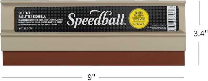 Speedball Craft Fabric Squeegee, 9-Inch for Silk Screen Printing