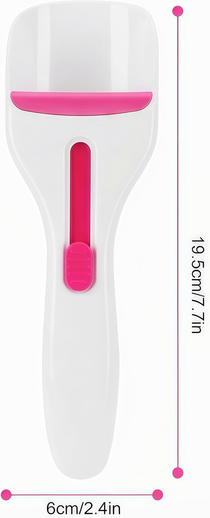 Cupcake Scoop Batter Dispenser, One Touch Slider Button Baking Tools Batter Separator for Even Portions Easy Clean Silicone Piston Ideal for Cupcakes Pancakes Muffins