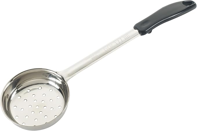Winco Food Portioner, Perforated, 6 Ounce, Red