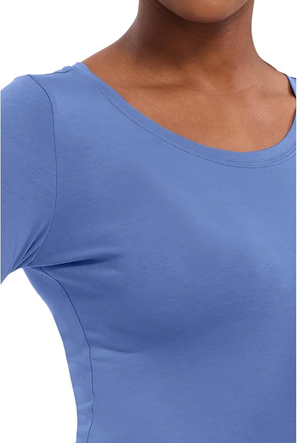 Healing Hands Underscrub Long Sleeve Women Knits Scrub Tops | Soft Cotton Blend Knit, Breathable Stretch Comfort, Machine Wash, Easy Care Fabric, Ideal For Layering Under Scrubs