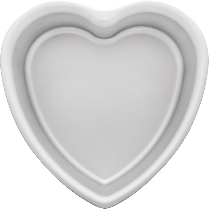 Fat Daddio's PHT-103 Anodized Aluminum Heart Cake Pan, 10 x 3 inch