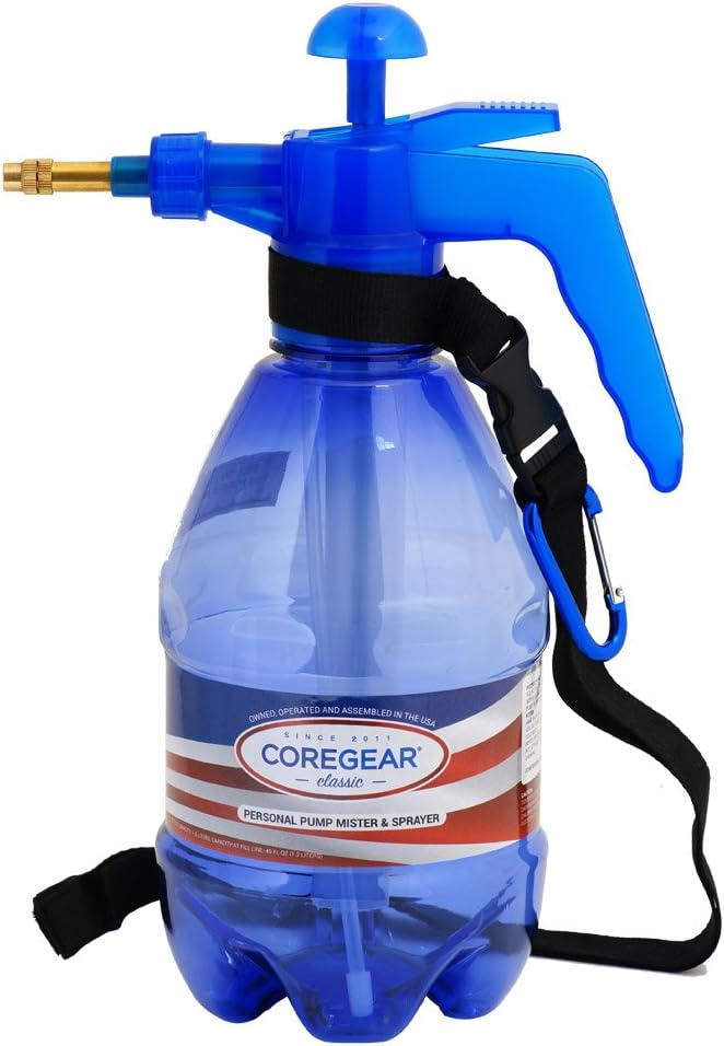 Classic USA Misters 1.5 Liter Personal Water Mister Pump Spray Bottle