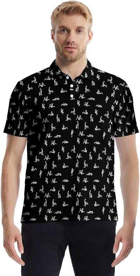 Polo Shirts for Men Moisture Wicking Mens Polo Shirts Patriotic Shirts for Men