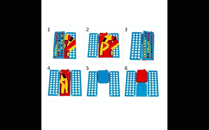 unbranded Popular Kids T-Shirt Clothes Folder Magic Fast Laundry Organizer Folding Board