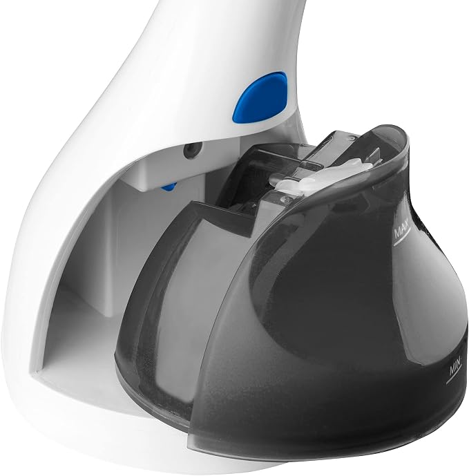 Reliable Dash Portable Garment Steamer, Continuous Steam, 30 sec Heat Up | Handheld Steamer, Fabric Brush, Light Weight, 1500W, Continuous Steam, Auto-shut off, Clothes Wrinkle Removal, White