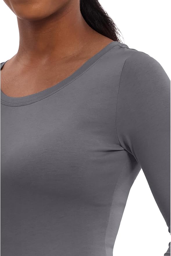 Healing Hands Underscrub Long Sleeve Women Knits Scrub Tops | Soft Cotton Blend Knit, Breathable Stretch Comfort, Machine Wash, Easy Care Fabric, Ideal For Layering Under Scrubs