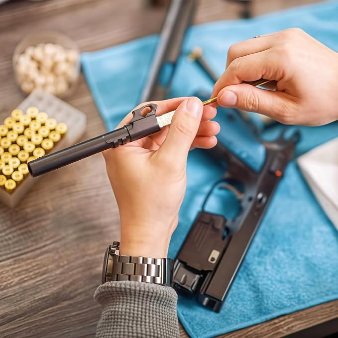 Universal Gun Cleaning Kit Accessories for Handgun & Shotgun – Multi-Caliber Brushes, Mops & Jags
