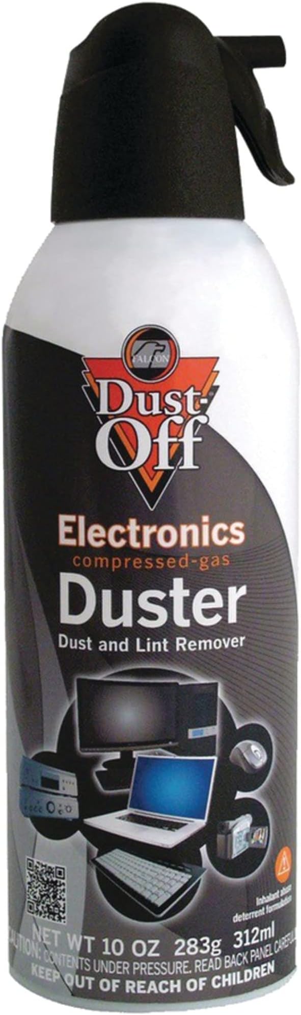 Dust-Off Compressed Gas Dusters, 10 Oz, Pack of 2