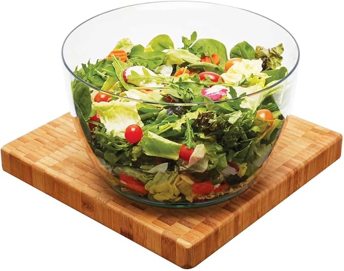 Large Salad Spinner with Lid, 6.6 Qt Capacity Pump Activated. Manual Vegetable Dryer with Double-Lock Handle, Quick and Easy Multi-Use Lettuce Spinner, Vegetable Dryer, Fruit Washer