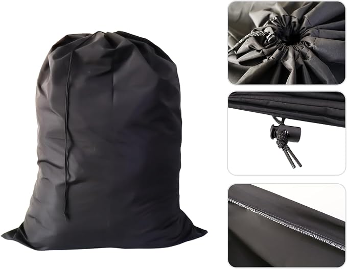 Extra Large Laundry Bag 30"x40" – 12 Pack Drawstring Bags for Family, College, Dorm & Apartment – Heavy Duty Reusable Storage Set – YETHAN
