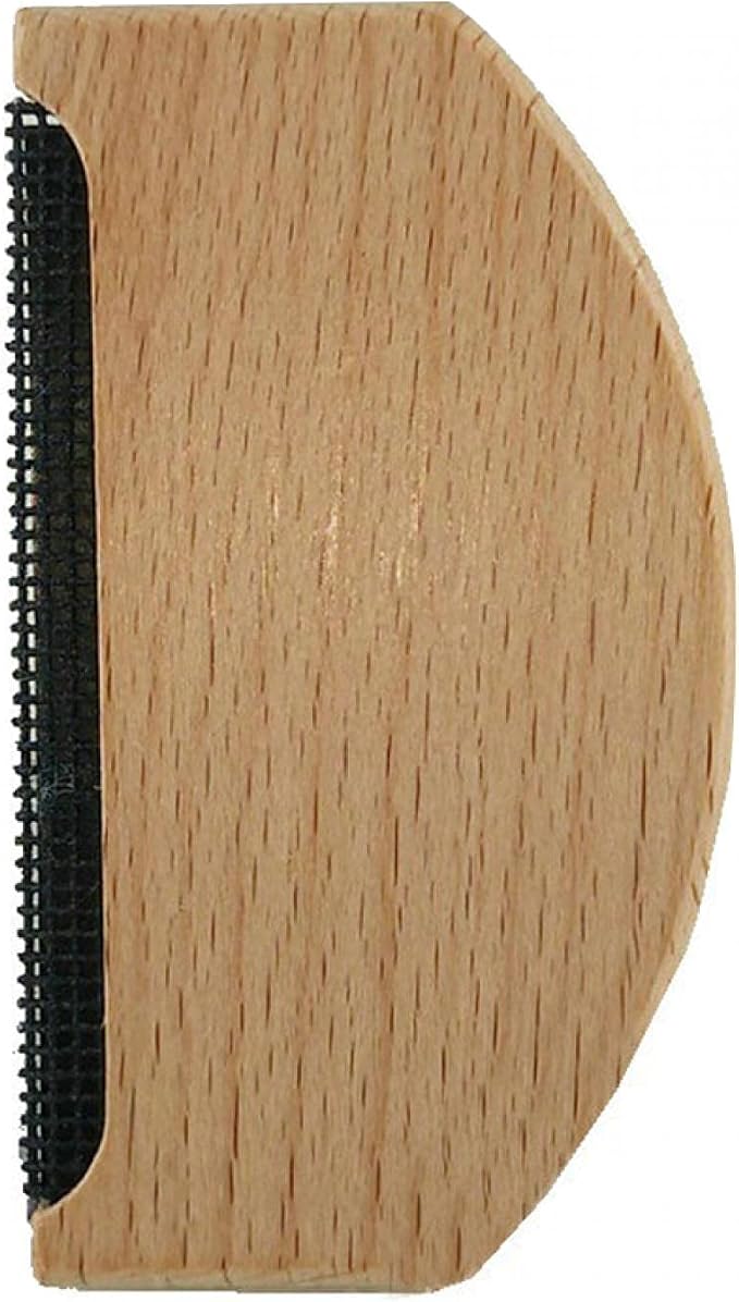 Comfy Wood Cashmere & Fine Wool Comb for De-Pilling Sweaters & Clothing,Fabric Lint R emover Manual Portable Clothing Brush Tool for Knits Woolens Scarves Wool Coats Pants Care