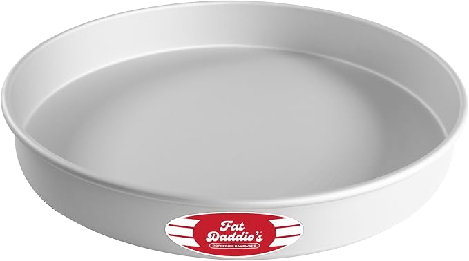Fat Daddio's Round Cake Pan, 15 x 2 Inch, Silver