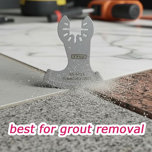 XXGO 8 Pcs Oscillating Multitool Diamond Blade for Grout Removal XG8001S | Best for 1/8 Inch Grout Removal