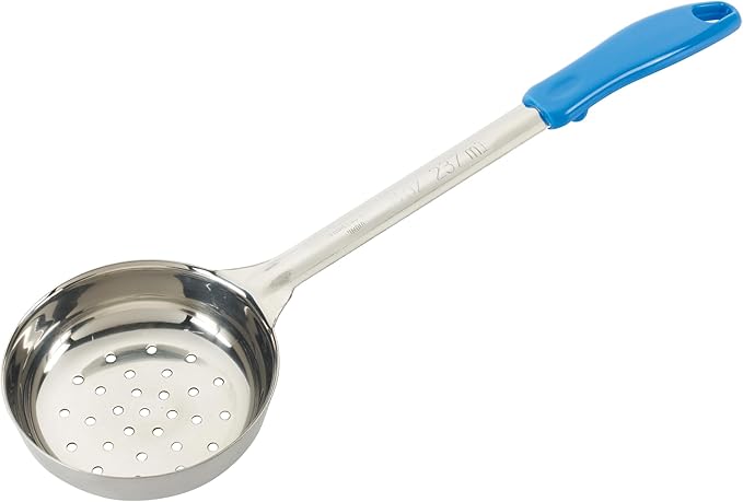 Winco Food Portioner, Perforated, 8 Ounce, Red