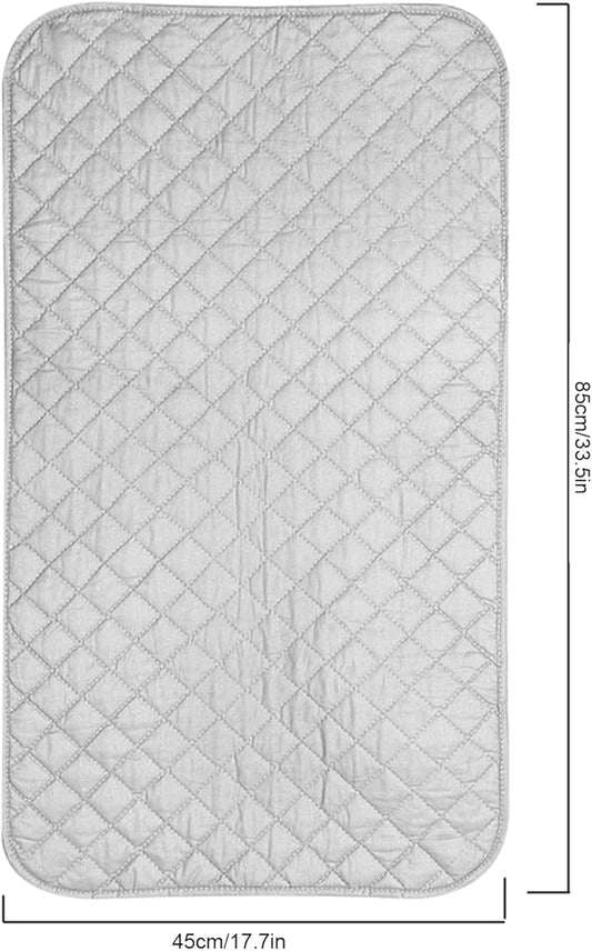 Joyzan Ironing Pad, Portable Magnetic Grip Iron Blanket Mat Isolate Heat Cover Board Alternative Washer Dryer Table Top Countertop Silicone Coating Scorch Resistan Travel Small Living Steam Pressing