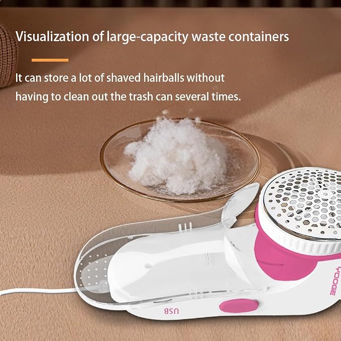[High Power, Works Great] Electric Lint Remover, Fabric Shaver, Pilling Remover for Clothes, Sweater Shaver, Pill Remove Pilling Fuzz, Clothes Shaver Defuzzer, Fuzz Shaver for Clothing, USB Powered