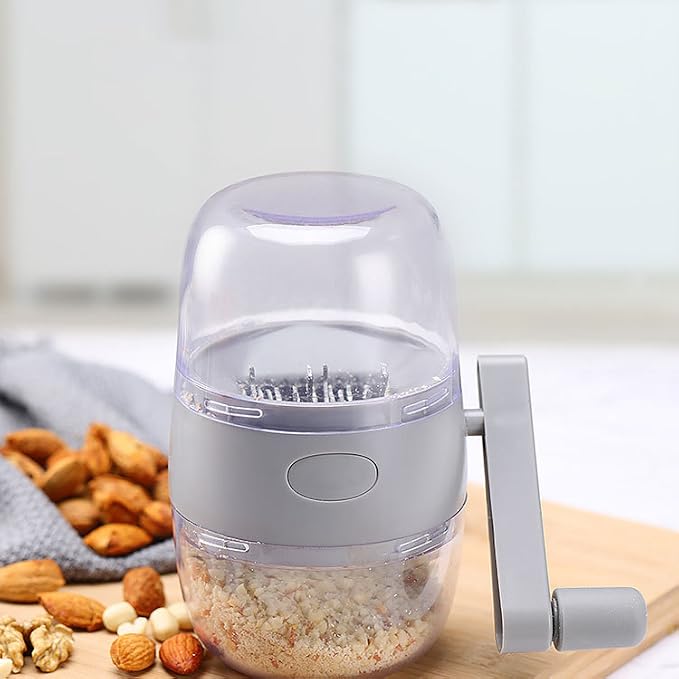 Manual Nut Grinder with Hand Crank Nut Chopper for Different Nuts for Baking for Kitchen