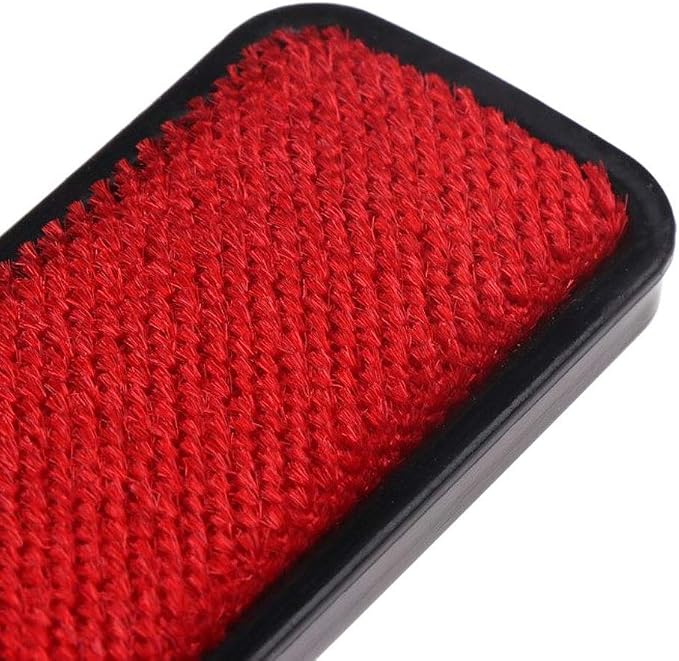 Portable Folding Mini Lint Brush Small Travel Purse Pet Hair Fabric Remover Fabric Fluff Lint Cleaning Tool 3Pcs (Black Folder Type)