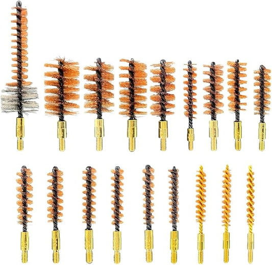 Universal Gun Cleaning Kit Accessories for Handgun & Shotgun – Multi-Caliber Brushes, Mops & Jags