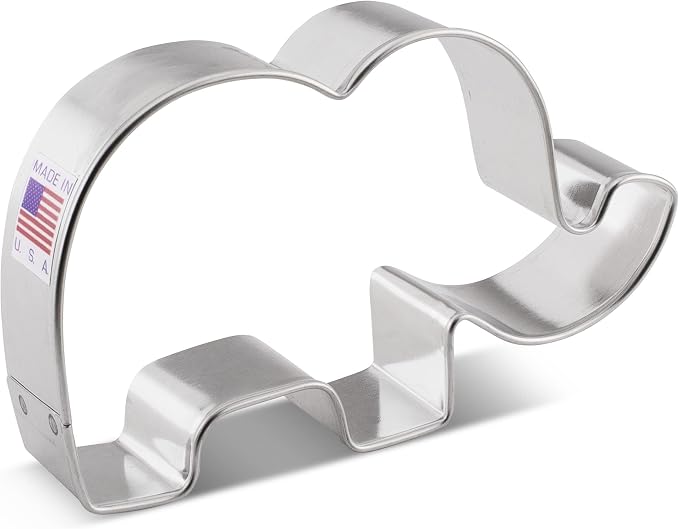 Ann Clark Cute Elephant Cookie Cutter, 4-1/4" Made in USA