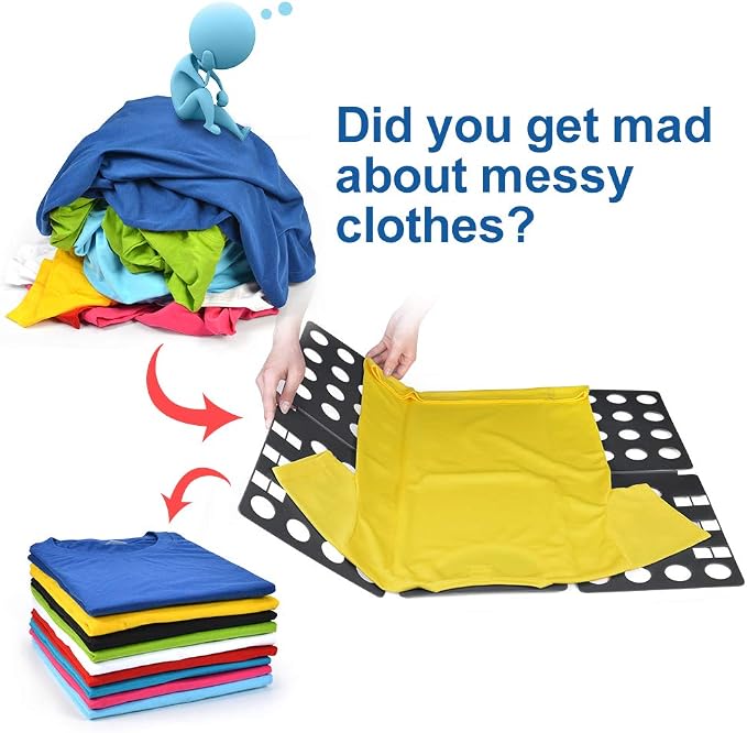 BoxLegend Shirt Folding Board Durable T Shirt Folder Clothes Folding Board | Fast for Kid and Adult to Fold Clothes