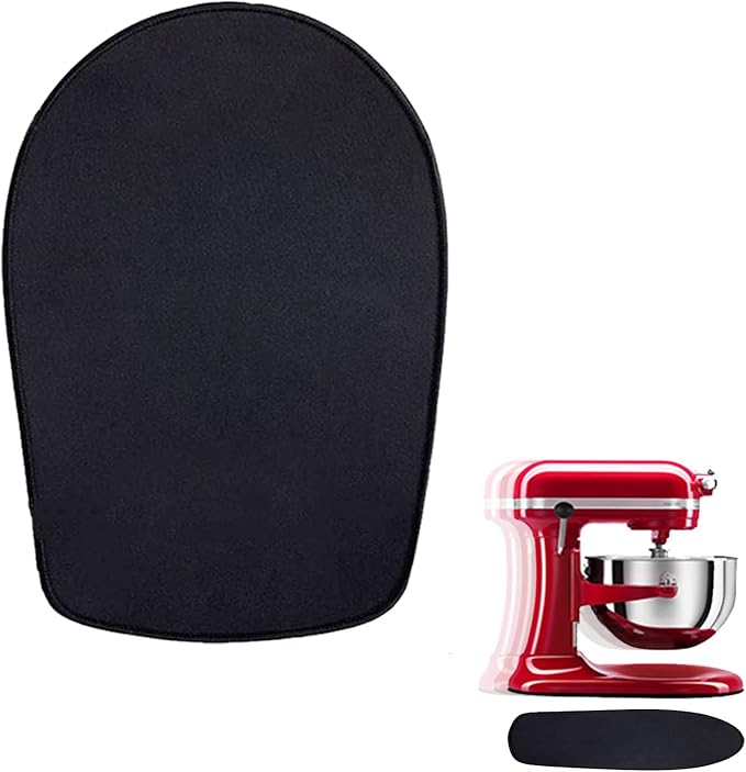 Mixer Slider Mat for Tilt Head Kitchen aid 4.5-5 Qt Stand Mixer,Kitchen aid Mixer Slider Mat Compatible Appliance Sliding Mat for Kitchen with 2 Grey Mixer Accessories