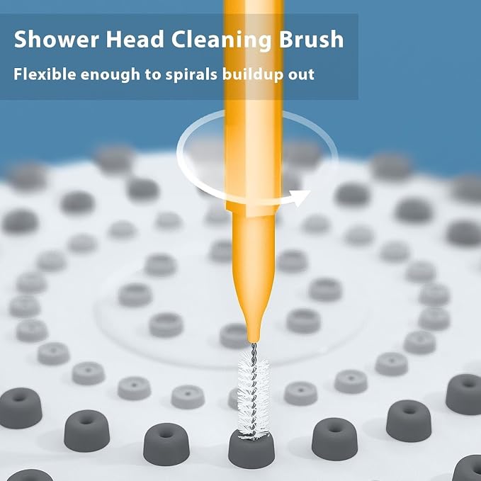 Lumkew 90pcs Shower Head Cleaner Tool Picks Small Hole Cleaning Brush | Multiple, Unclogging Small Hole, Showerhead Cleaning Brushes Picks, Household Bathroom