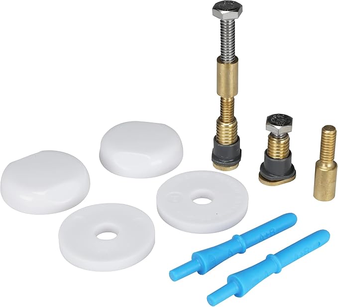 Danco Zero Cut Toilet Mounting Bolts, Adjustable Installation Screws, (10770)