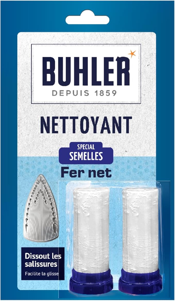 Buhler - Iron Cleaner - Specially Designed for Sole Plates - 2 Sticks